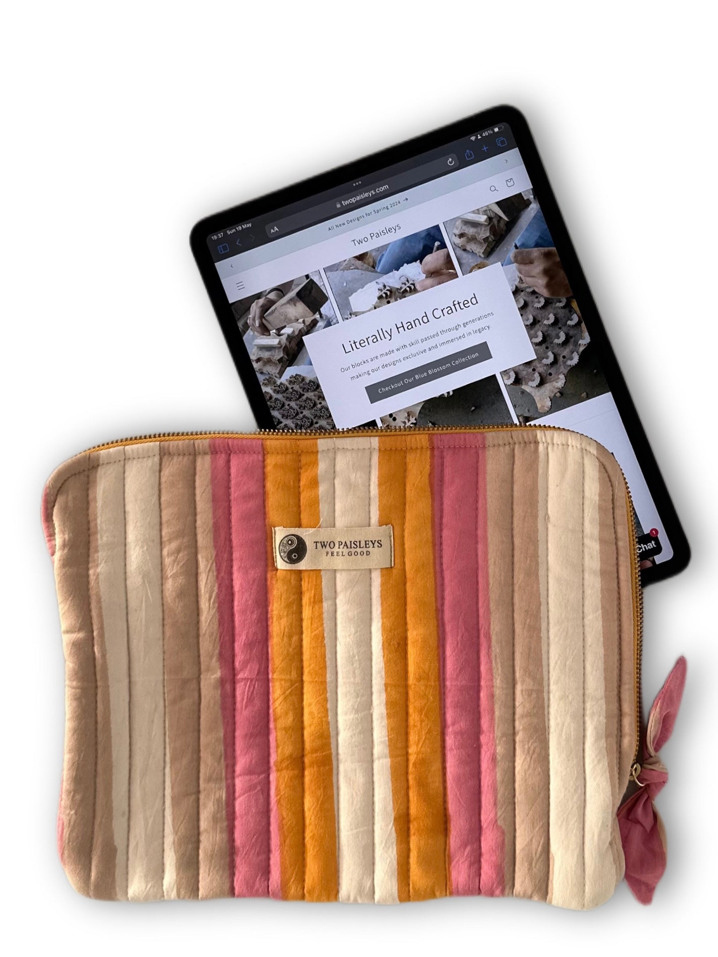 Ice Cream Quilted iPad, Tablet Cover