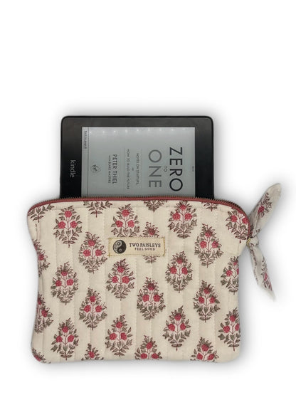 Vintage Floral Quilted Kindle eBook Reader Cover